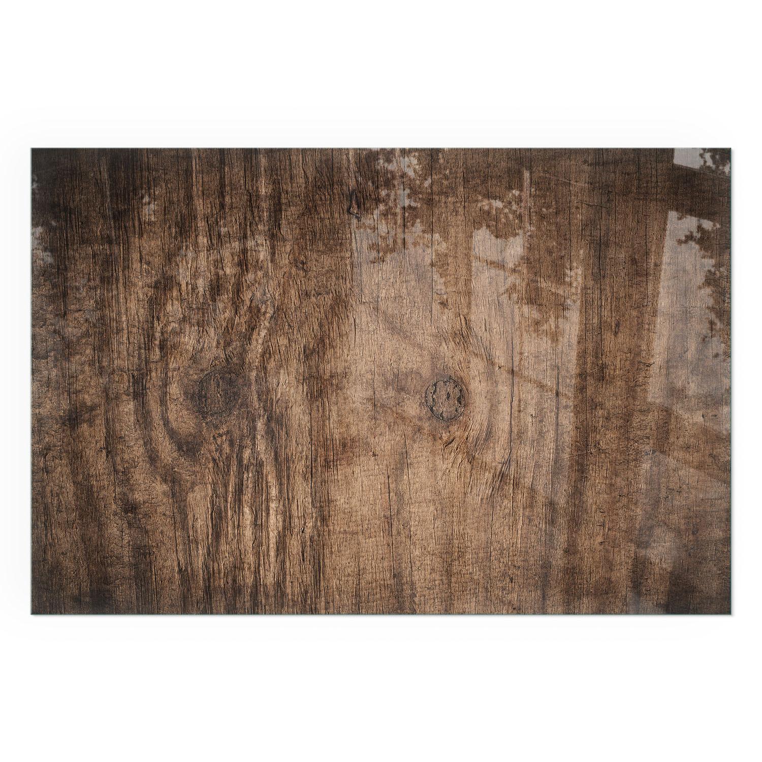 GLASPLATTE für Kamin 60x40 cm - Braun, Glas (60/40/0.4cm) - TULUP