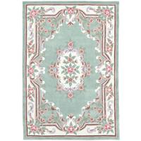 HANDTUFTTEPPICH Ming 70x140 cm - Grün, Textil (70/140cm) - THEKO