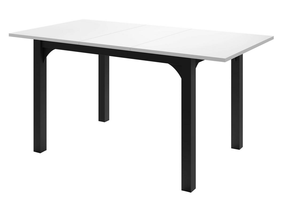ESSTISCH Focus 120 - Nussbaumfarben/Schwarz, Holzwerkstoff/Metall (80/120/76cm) - MIRJAN24
