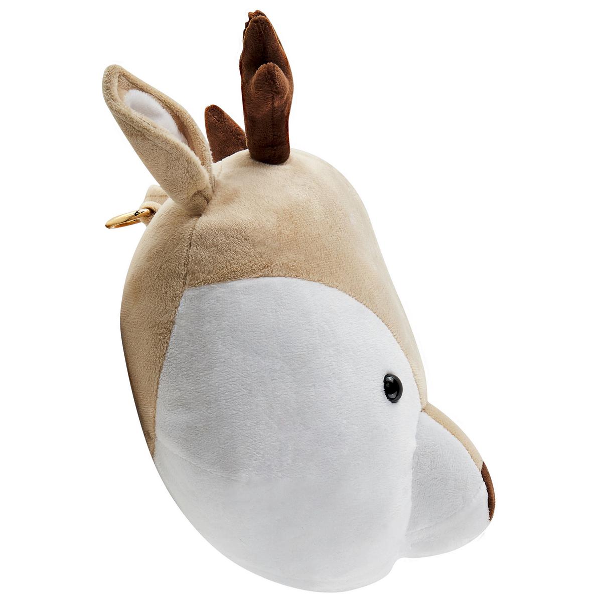 WANDDEKORATION Baumwolle beige Bambi - Beige, Textil (23/30/10cm) - Beliani