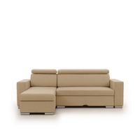 ECKSOFA Canton In Liverpool - Beige, Holzwerkstoff/Textil (260/173cm) - Fun Möbel