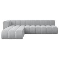 ECKSOFA modulares Sofa Darnel-L2 - 296x177x70 cm Grau - Grau, Holzwerkstoff/Textil (296/177cm) - ALTDECOR
