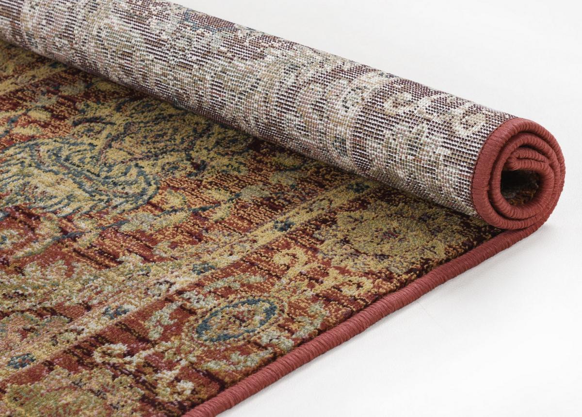 WEBTEPPICH Gabiro 3070 160x235 cm - Rostfarben, Textil (160/235cm) - THEKO