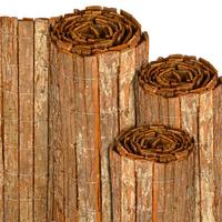 SICHTSCHUTZZAUN SolVision R63 150/300 cm Rinde - Naturfarben, Kunststoff (300/150cm) - Sol Royal