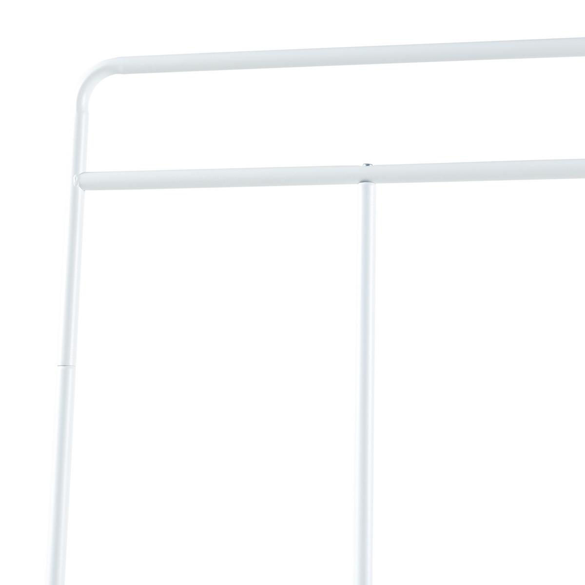 KLEIDERSTÄNDER Sandviken - Weiß, Metall (63/166/48cm) - [en.casa]