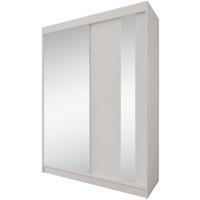 SCHWEBETÜRENSCHRANK Gaja 160/216/61 Kaschmir mit Spiegel - Kaschmir, Holzwerkstoff (160/216/61cm) - Beautysofa