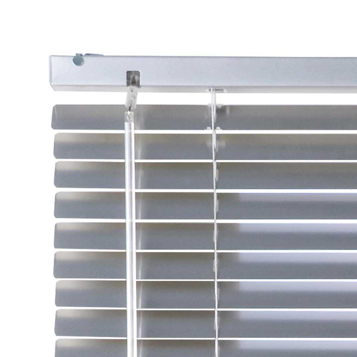 JALOUSIE venetianische mit Silber Zugschnu 150X180 - Grau, Metall (150cm) - STORESDECO