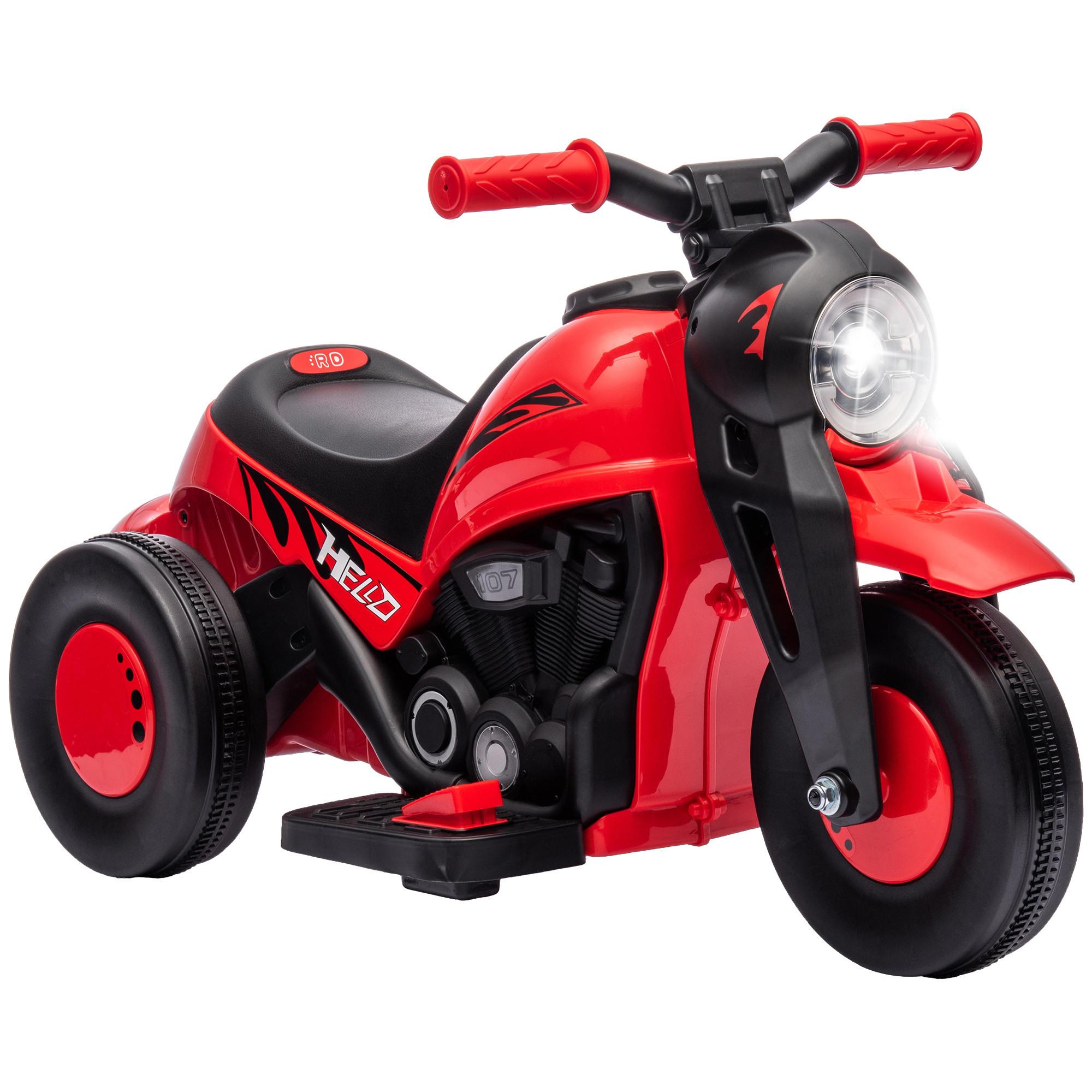 ELEKTROMOTORRAD Kunststoff Metall Rot - Rot, Metall (80/36/43.5cm) - AIYAPLAY