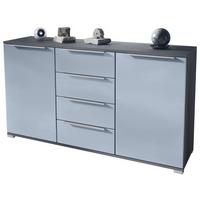 SIDEBOARD Linio Denim matt - Pastellblau, Holzwerkstoff (138.5/75.5/35cm) - Vladon
