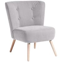 SESSEL Kassi Bezug Veloursstoff Buche natur / silber - Silberfarben, Kunststoff (69/80/68cm) - 58aufmkessel