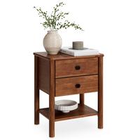 NACHTTISCH APOANA Kastanie - Kastanienfarben, Holz (45/53/35cm) - IDIMEX