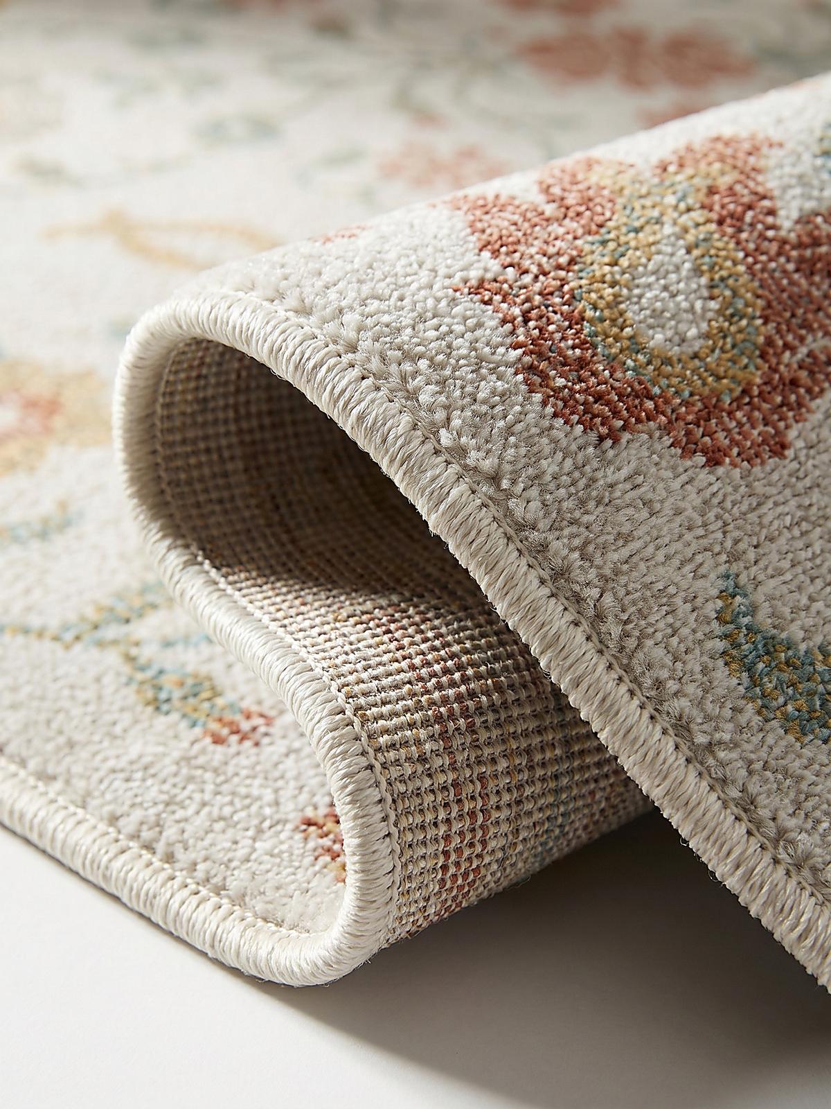 TEPPICH Outdoor Vintage LIMMAT Polypropylen Creme 120 x 120 cm - Beige, Textil (120/120cm) - KADIMA DESIGN