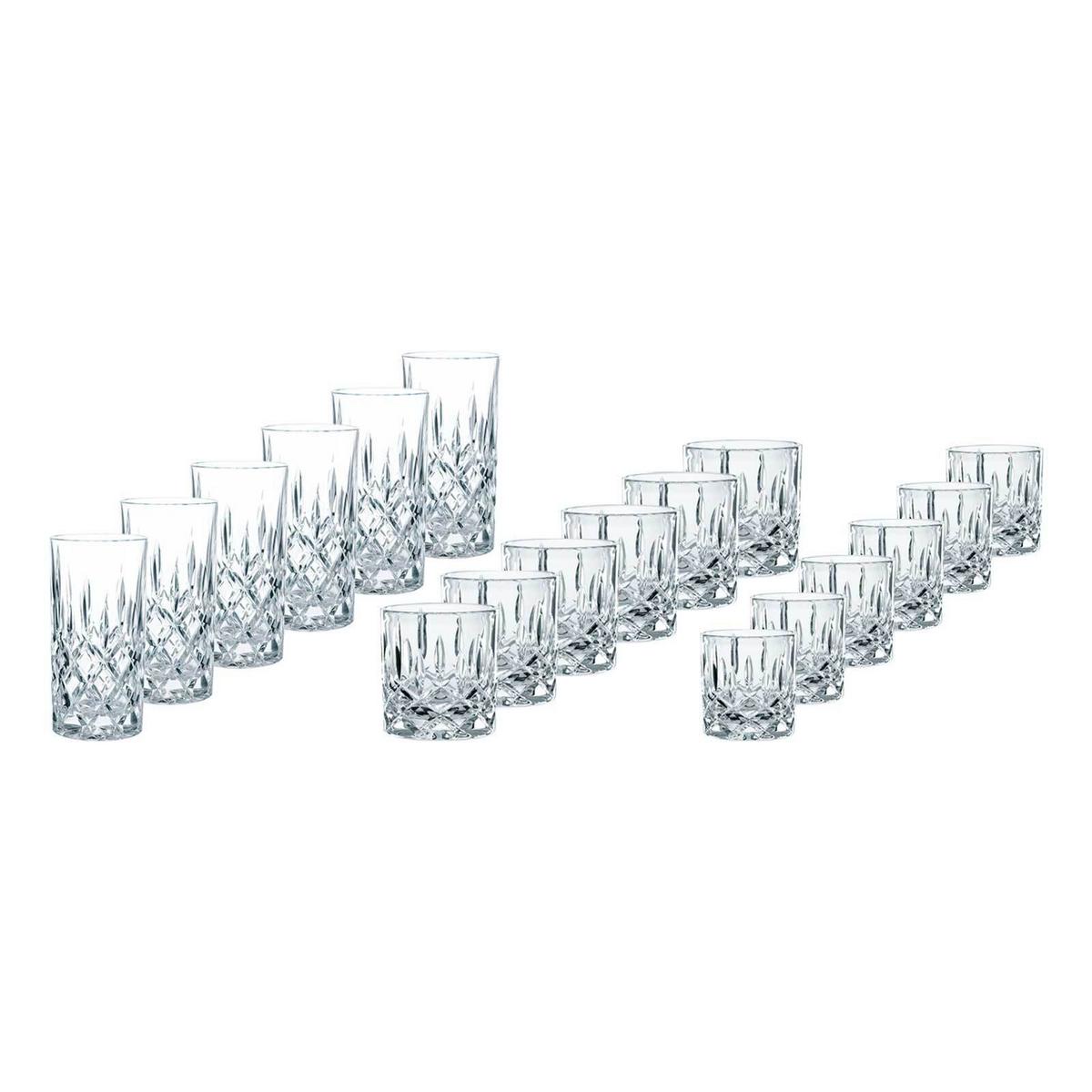 BARGLÄSER Noblesse transparent 18-tlg. - Transparent, Glas - Nachtmann
