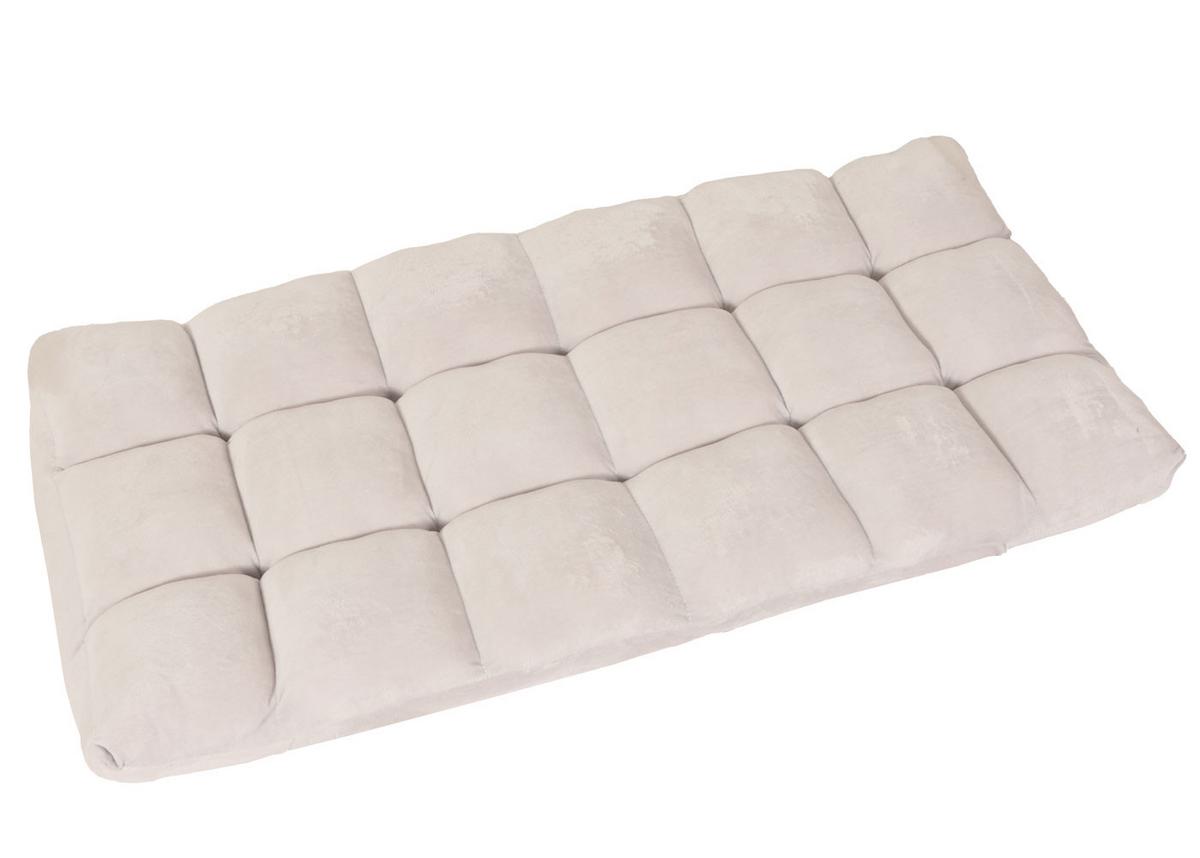 BODENSESSEL Cremeweiß - Weiß, Textil (50/55/55cm) - MCW