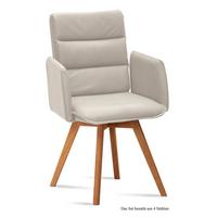 ARMLEHNSTUHL (4er-Set) Dodie 52x92x60 Eiche geölt/Natur - Eichefarben/Naturfarben, Kunststoff (60/92/52cm) - 58aufmkessel