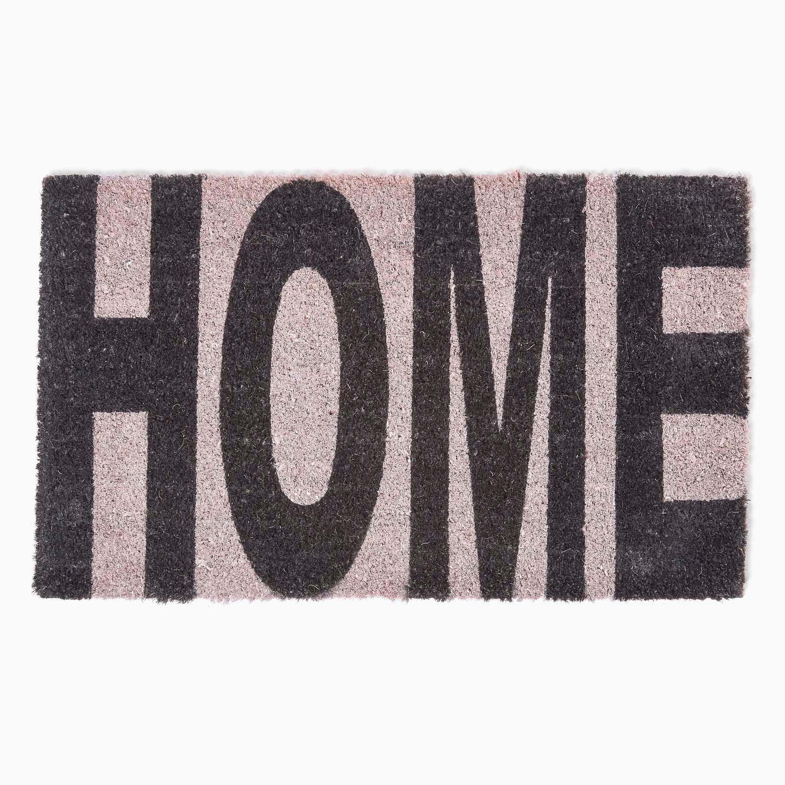 FUSSMATTE Home, Kokosfaser 40/70 cm - Grau, Naturmaterialien (40/70cm) - Homescapes