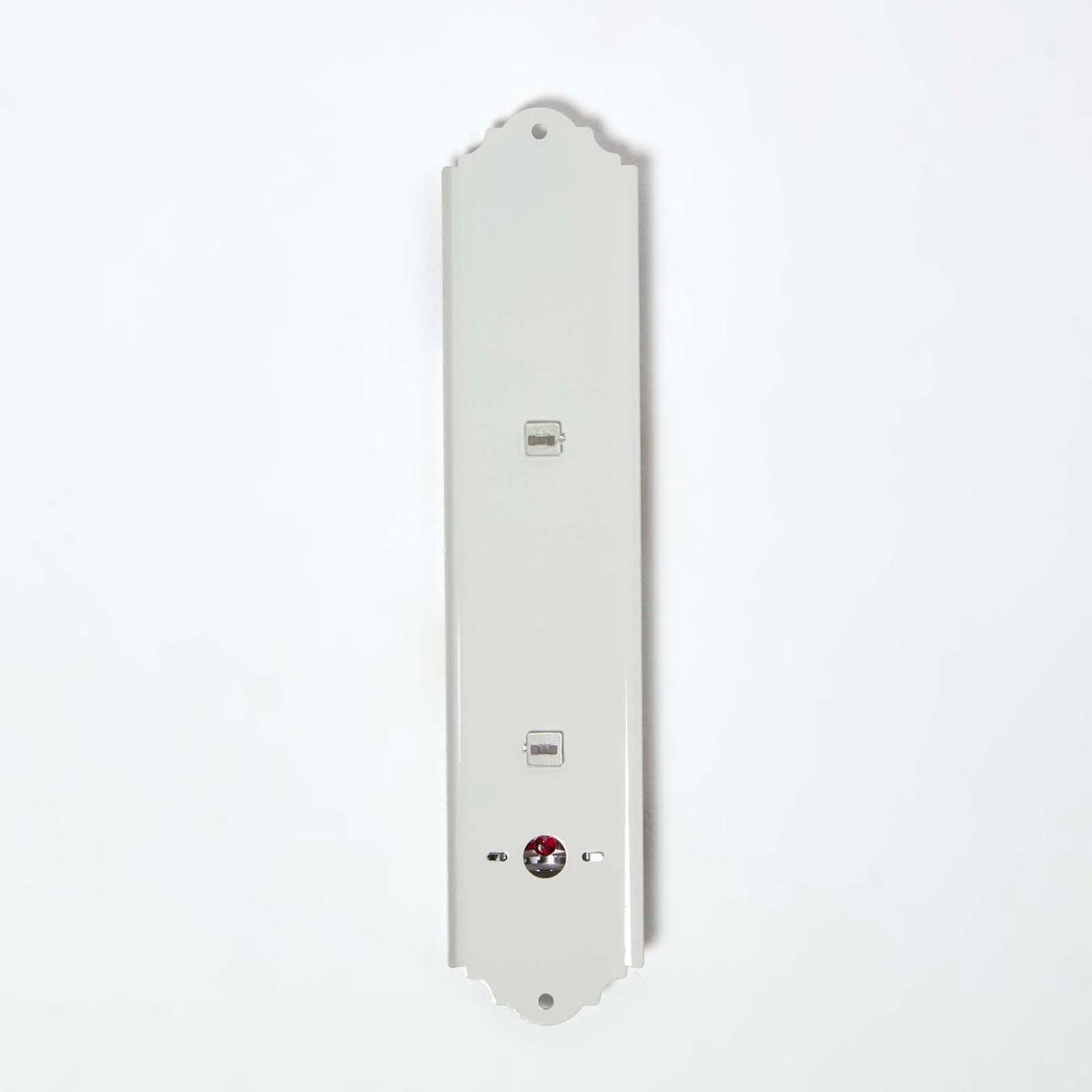 INNEN- & Außenthermometer weiß mit Waldtier-Motiv - Hellbraun/Multicolor, Metall (6.3/29.5/29.5cm) - Homescapes