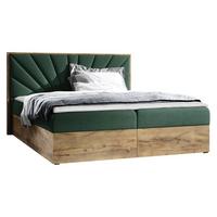 BOXBETT Wood 7 - H3 - Grün, Holz/Textil (180/200cm) - MIRJAN24