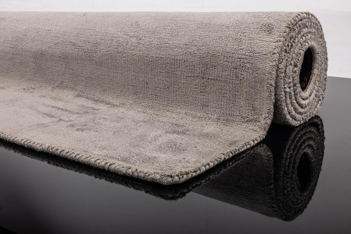 VISKOSETEPPICH Star 170x240 cm - Grau, Textil (170/240cm) - THEKO