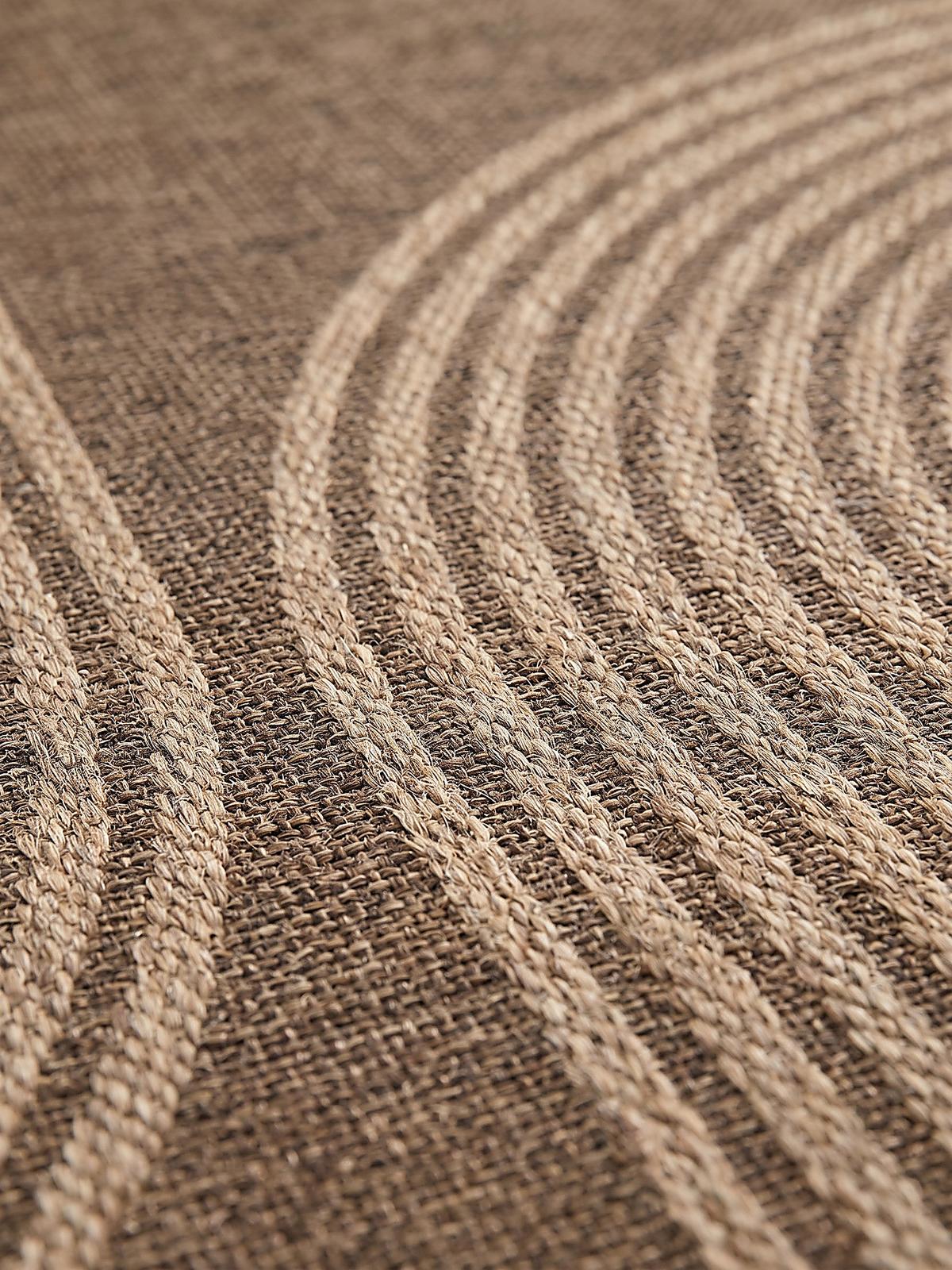 FLACHWEBTEPPICH Geometrisch CORDEV Polypropylen Natur 240 x 340 cm - Beige, Textil (240/340cm) - KADIMA DESIGN