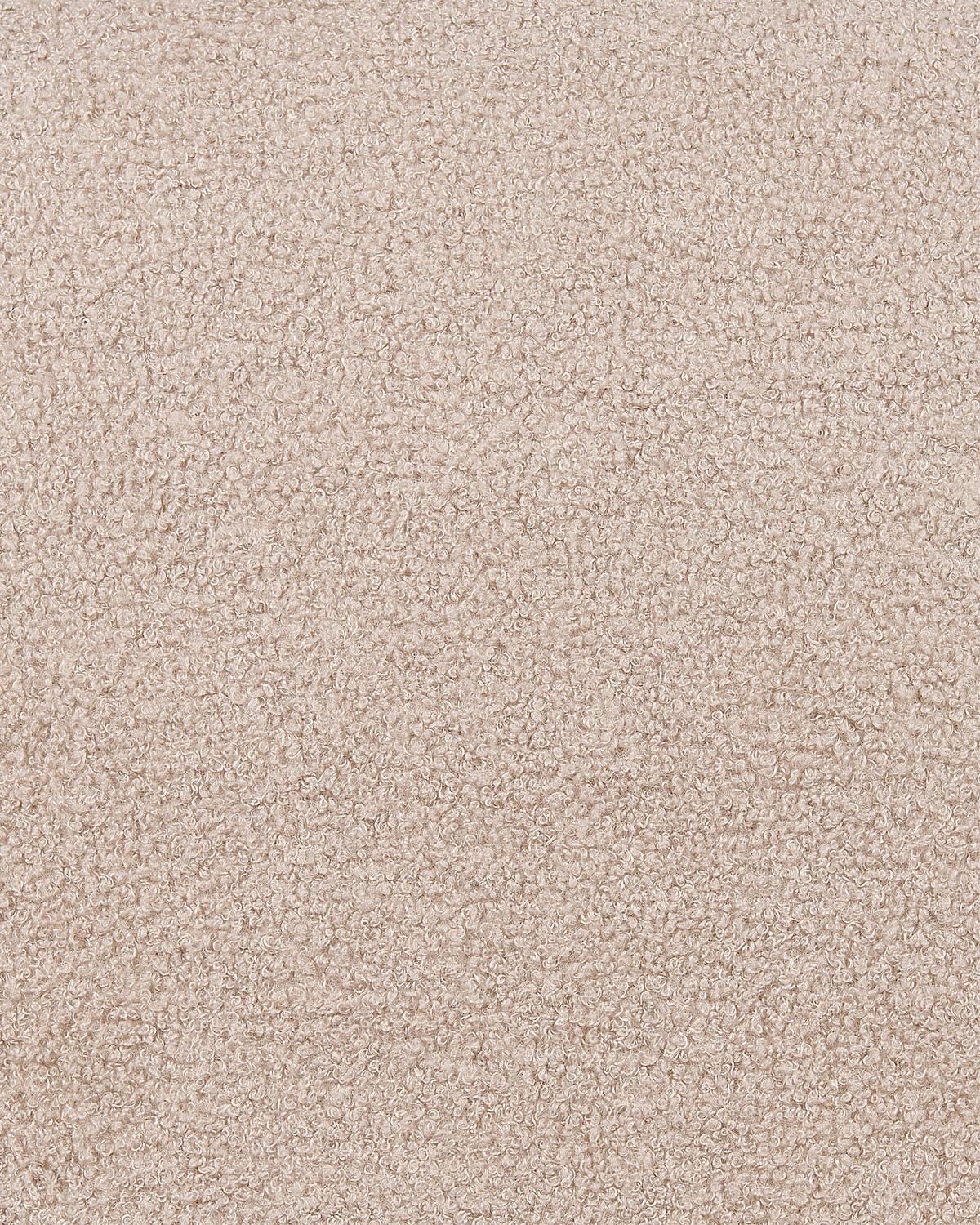 SESSEL Bouclé beige/gold LovIisa - Beige/Goldfarben, Textil (62/76/70cm) - Beliani