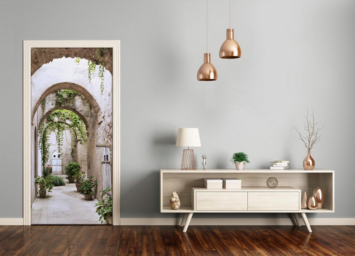 TÜRAUFKLEBER 85x205 cm Dekorativ für Türen - Waldgrün, Kunststoff (85/205/0.01cm) - TULUP