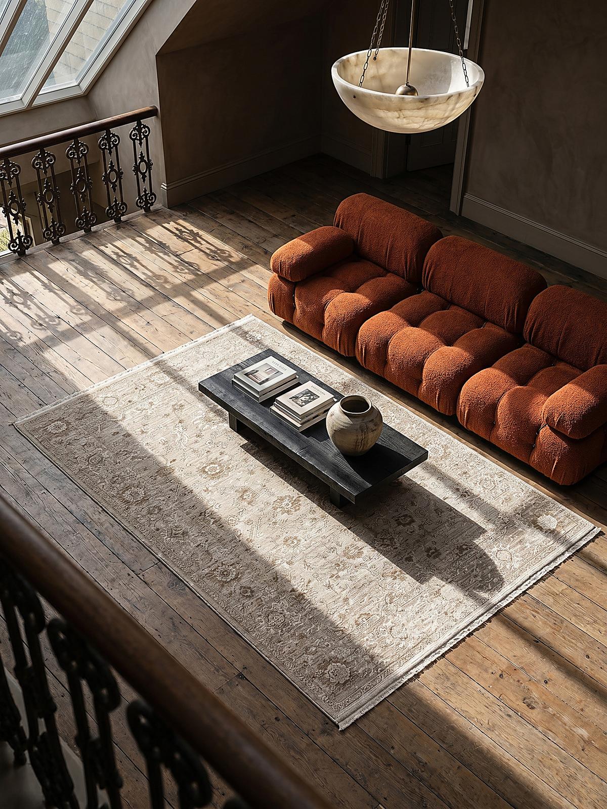 KURZFLORTEPPICH Orientalisch SCRIVIA Polypropylen Beige 200 x 290 cm - Beige, Textil (200/290cm) - KADIMA DESIGN