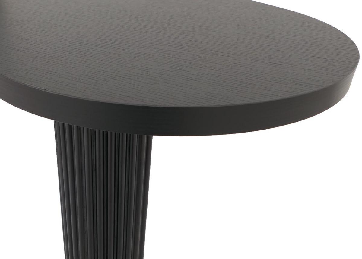 COUCHTISCH organisch Schwarz - Schwarz, Holz (60/110/45cm) - MCW