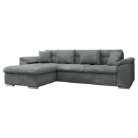 ECKSOFA Diana, Seite: Links - Dunkelgrau, Holz/Textil (280/160cm) - MIRJAN24