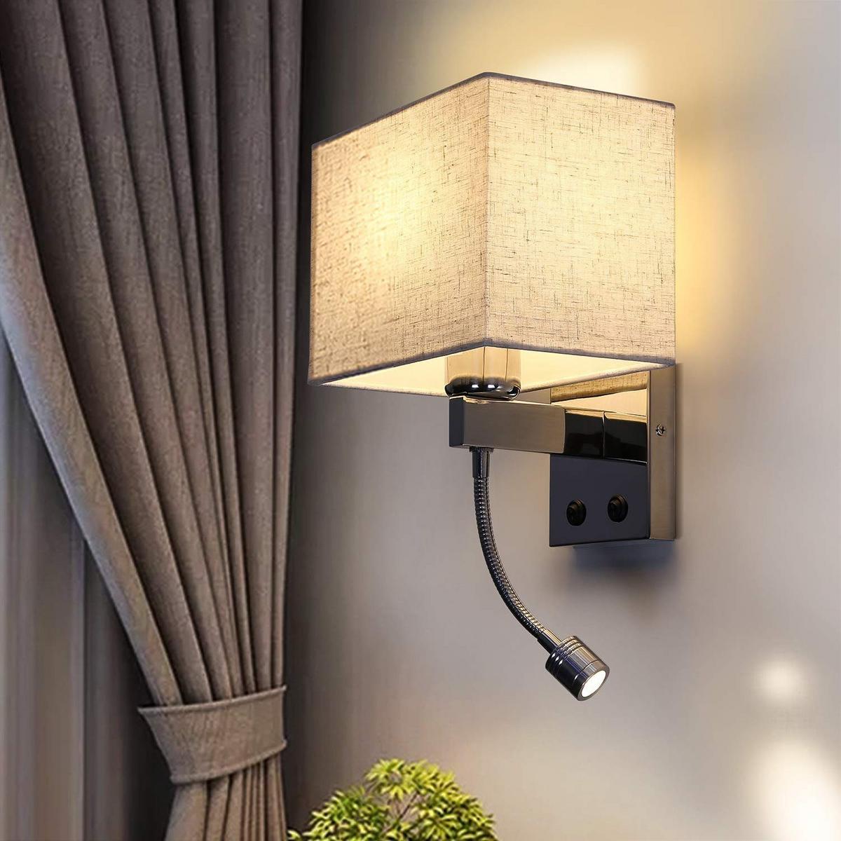 LED-WANDLEUCHTE Glowster 36/17/20 cm - Silberfarben, Metall (17/20/36cm) - ZMH