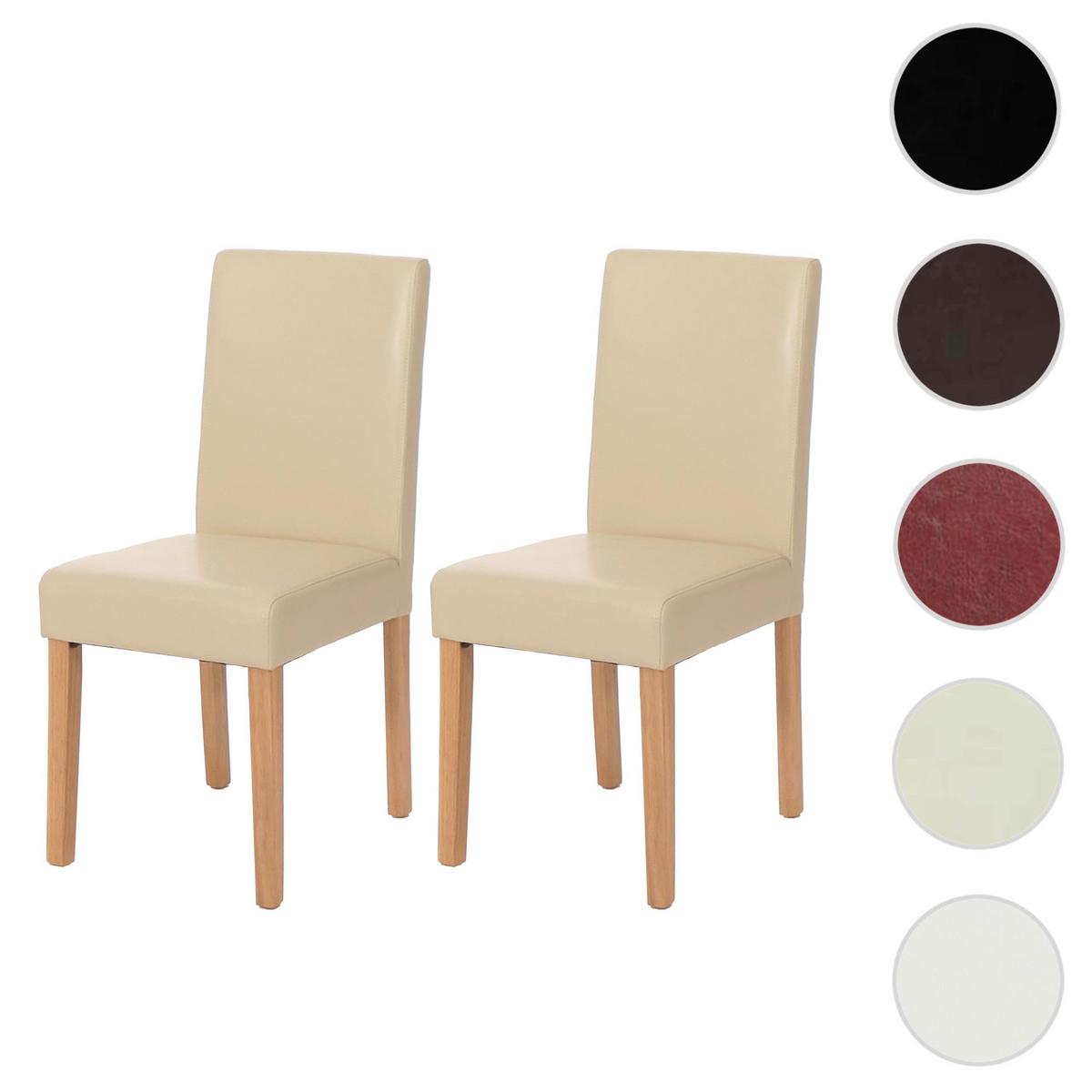 ESSZIMMERSTUHL Beige 2er-Set - Beige/Creme, Textil (43/90/56cm) - MCW
