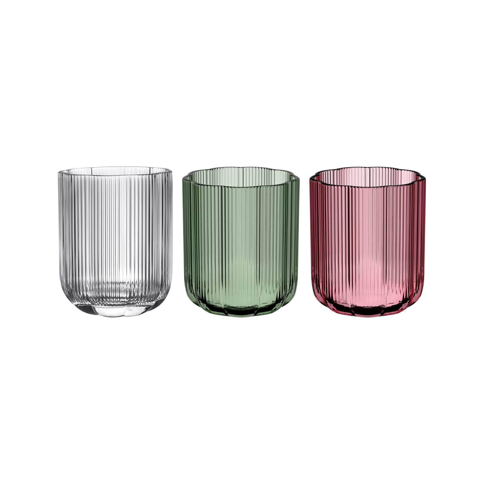 VASEN-SET Fleur bunt 15 cm 3-tlg. - Multicolor, Glas (12.5/15cm) - Villeroy & Boch