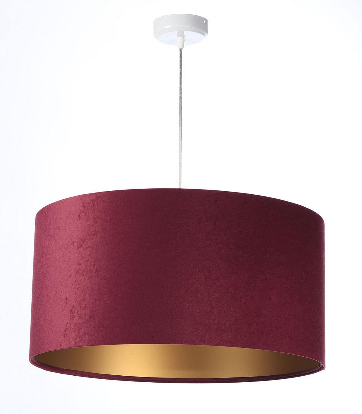 HÄNGELEUCHTE Gold 30/20 cm - Lila/Goldfarben, Kunststoff (30/0.45/20cm) - ONZENO