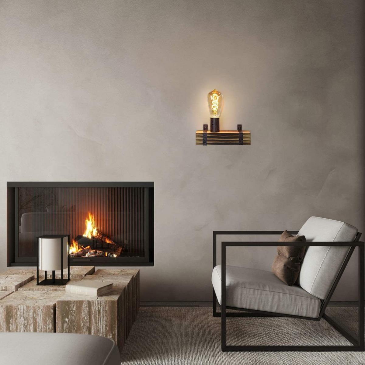 WANDLEUCHTE Skylight 23/85/11 cm - Braun, Metall (85/11/23cm) - ZMH