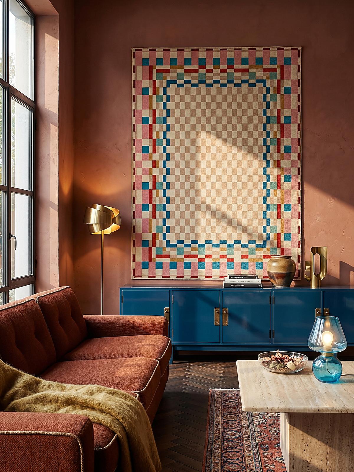 WOLLTEPPICH DAHLIA, geometrisch, Bunt, 180 x 230 cm - Multicolor, Textil (230/180cm) - KADIMA DESIGN