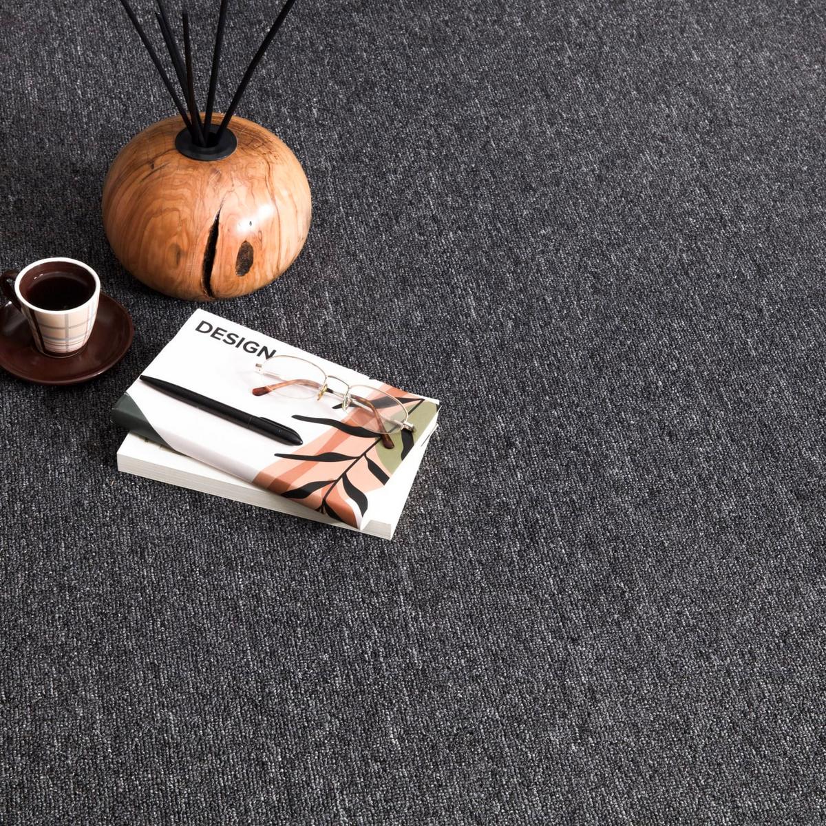 FLACHWEBTEPPICH Waschbar, einfarbig, Anthrazit, 120 x 160 cm - Anthrazit, Textil (160/120cm) - KADIMA DESIGN