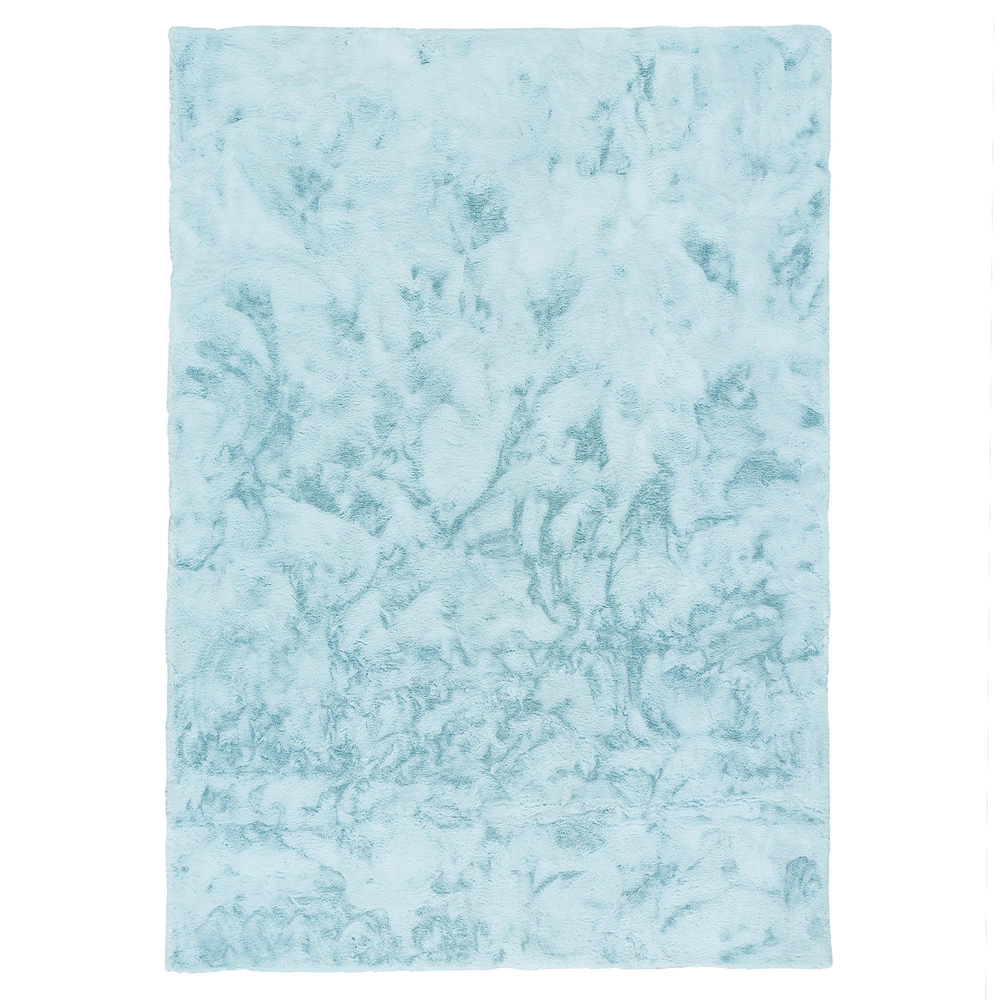 FELLTEPPICH LUXUS SUPER SOFT PLUSH - Türkis, Textil (140/180cm) - Pergamon