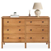 KOMMODE APOANA Eiche - Eichefarben, Holz (132/83/40cm) - IDIMEX