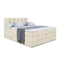 BOXSPRINGBETT BOXI1 KING - 140x200 - H3/H4 - Beige - Beige, Holzwerkstoff (140/200cm) - ALTDECOR