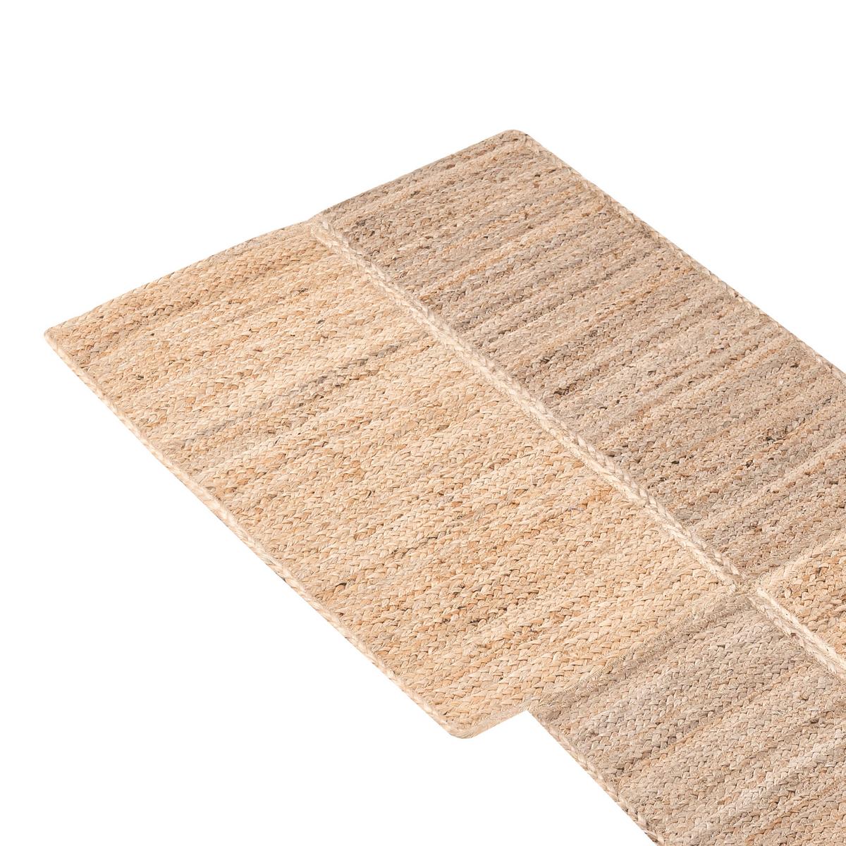 TEPPICH Beige 80/300 cm Jute Sangli - Beige, Textil (80/300cm) - Beliani