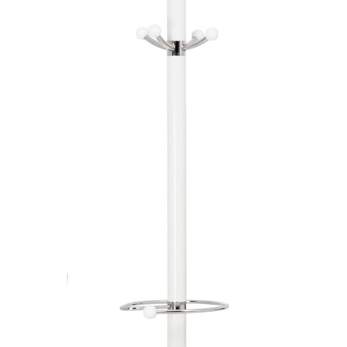 GARDEROBE aus metall 36x175cm - Weiß, Metall (36/175/36cm) - Wanderlust