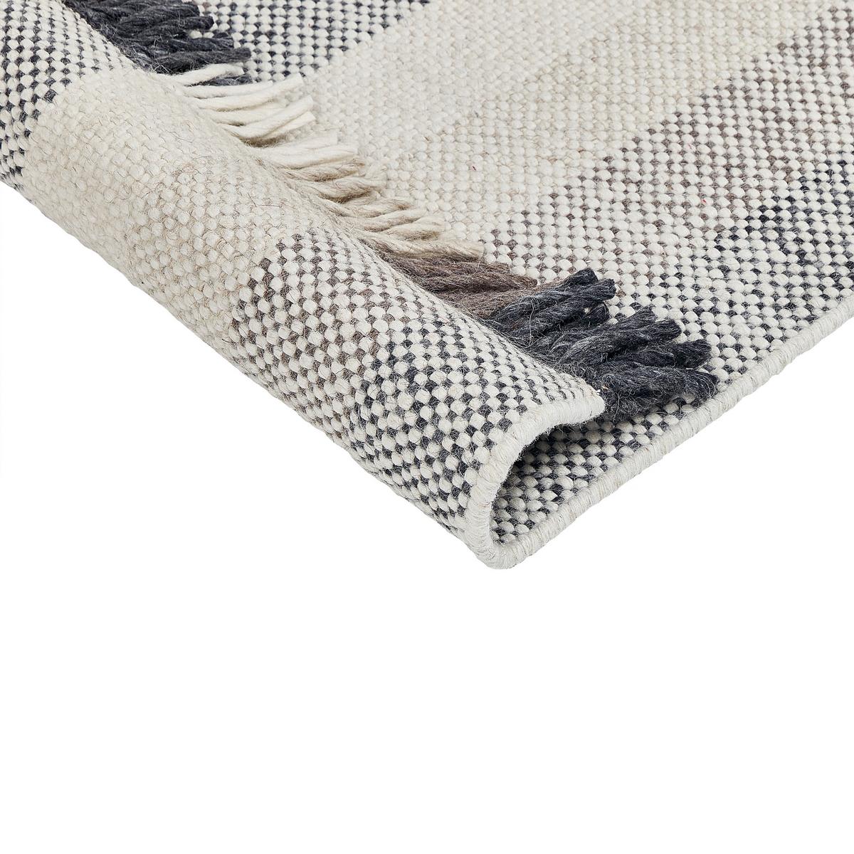 KURZFLOR-TEPPICH Emirler 150/80 cm - Weiß, Textil (80/150cm) - Beliani