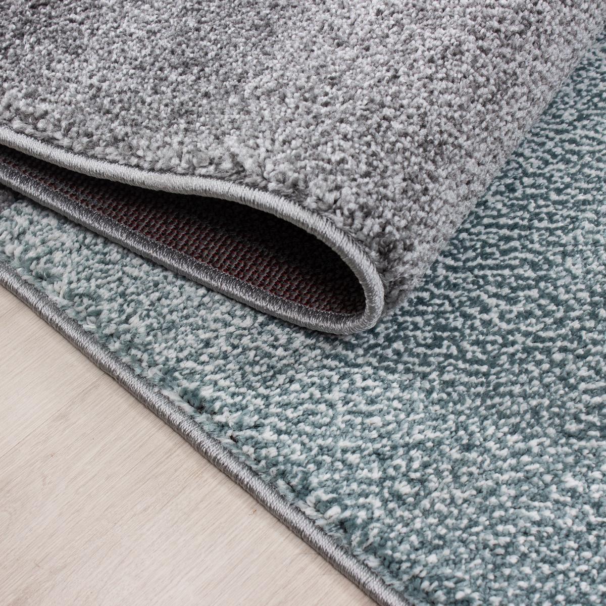 TEPPICH Kurzflor SOLDA in Blau, kariert, 140 x 200 cm - Blau, Textil (140/200cm) - KADIMA DESIGN