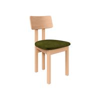 ESSZIMMERSTUHL Divo II - Eiche Artisan/Grün, Holz/Textil (47/85/48cm) - MIRJAN24
