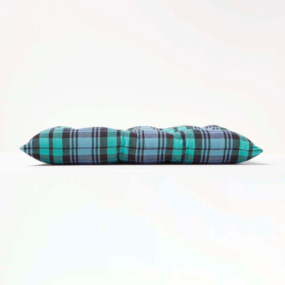 STUHLKISSEN Blackwatch Schottenkaro 40/40/5 cm - Blau, Textil (40/40/5cm) - Homescapes