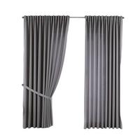 SCHLAUFENGARDINE 2ER SET »Palermo« HxB 250x300 cm Grau - Grau, Textil (300/250cm) - Gardinenbox