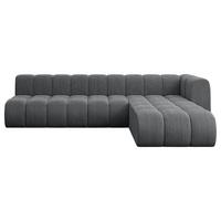 ECKSOFA modulares Sofa Darnel-L2 - 296x177x70 cm Dunkelgrau - Dunkelgrau, Holzwerkstoff/Textil (296/177cm) - ALTDECOR