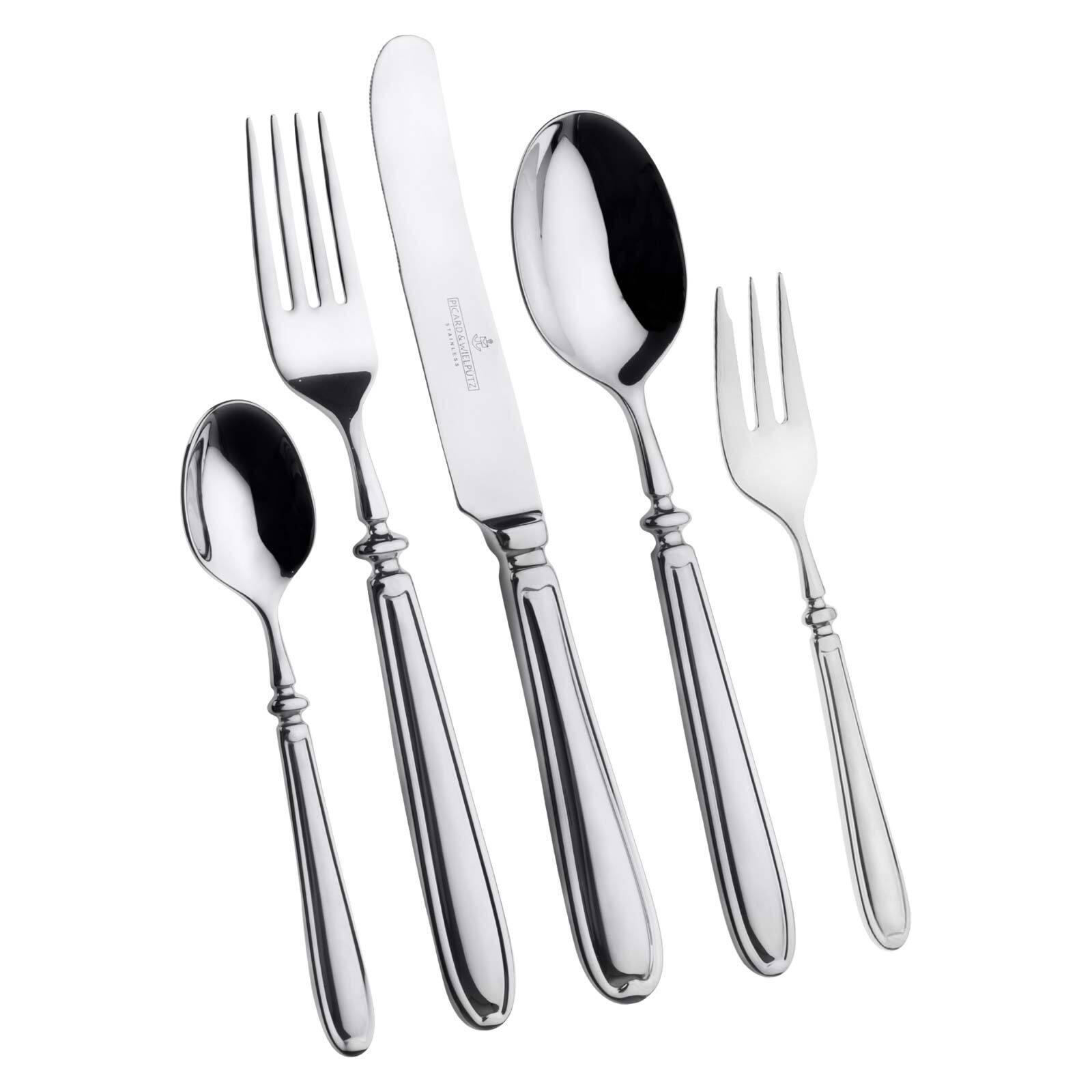 TAFELBESTECK Landhaus silber 30-tlg. - Silberfarben, Metall - Picard & Wielpütz