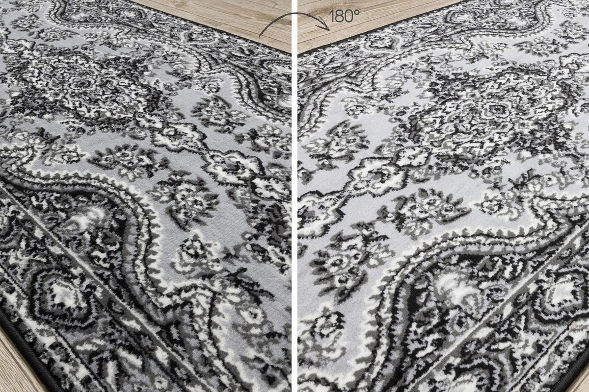 LÄUFER BCF MORAD 100/300 cm - Grau, Textil (100/300cm) - rugsX
