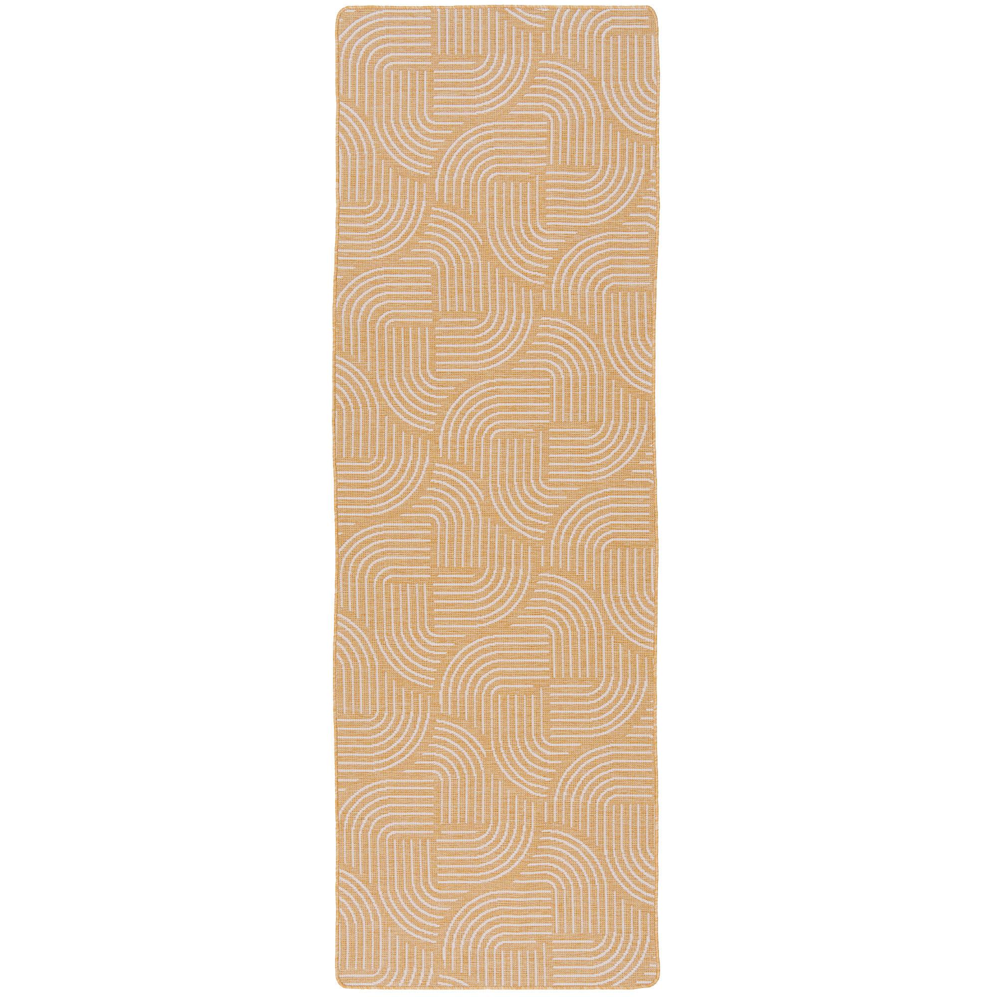 IN- UND OUTDOOR TEPPICH LÄUFER BEIDSEITIG NEWPORT - Gelb, Textil (80/160cm) - Snapstyle